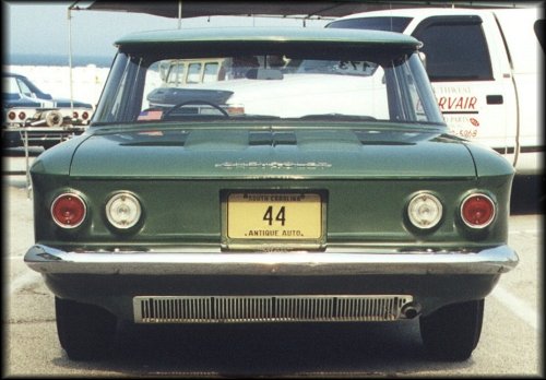 1960 Corvair 500 sedan (rear view)