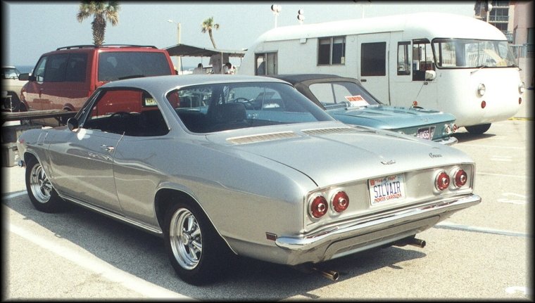 1969 Monza sport coupe (rear 3/4 view)