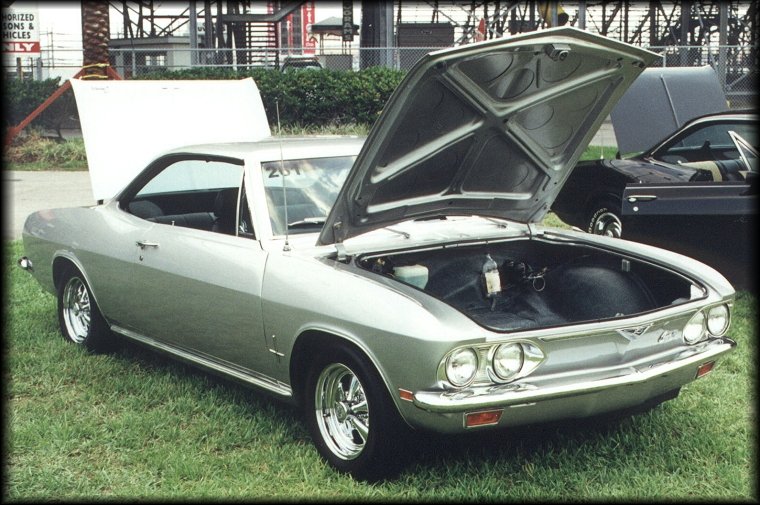 1969 Monza sport coupe (lids open)