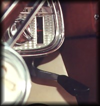 Early model Corvair Powerglide shifter