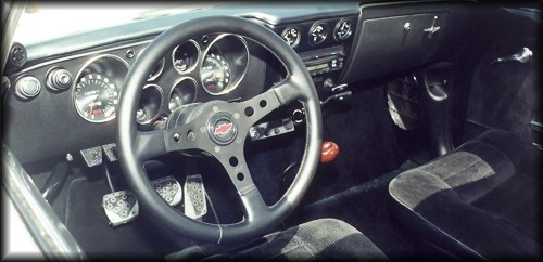 1968 Monza custom interior with Grant wheel