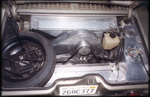 Reconfigured original engine compartment