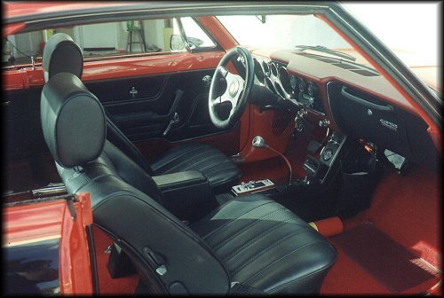 Custom interior with Corsa Enterprises console