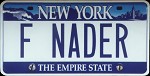 F Nader license plate