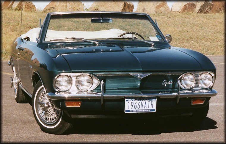 1966 Corsa convertible in Tropic Turquoise