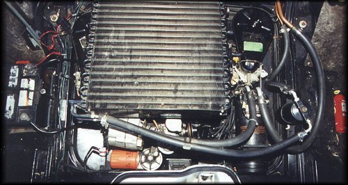 1965 Monza air conditioning condenser