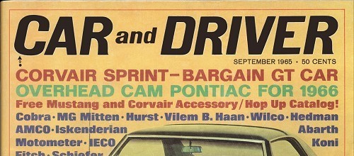 Car and Driver, Sept. 1965
