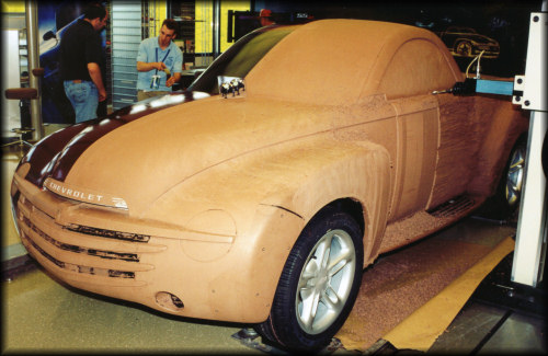 Chevrolet SSR clay model