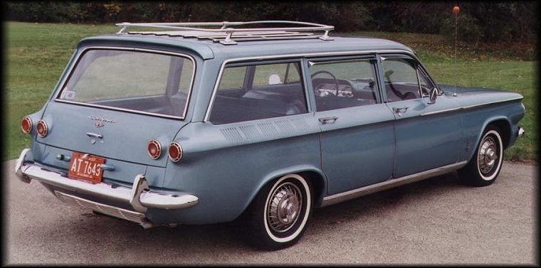 1962 Corvair Monza wagon (66297 bytes)