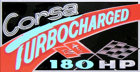 1965 Corsa Turbocharged decal