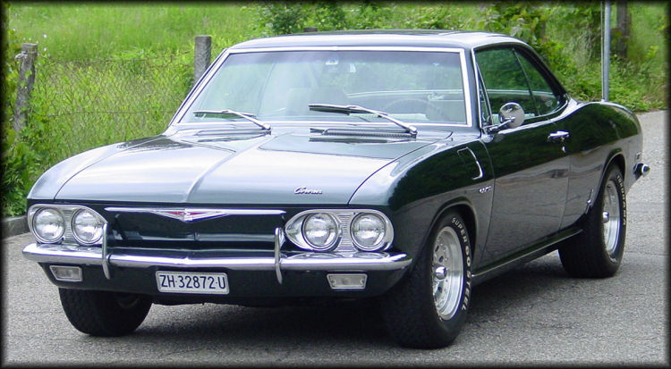 Corvair Corsa turbo coupe in Switzerland