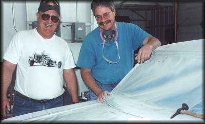 Rick Norris (left) with Bondo John