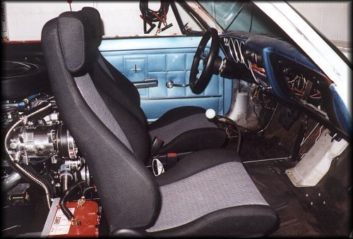Toyota seats (passenger side view)