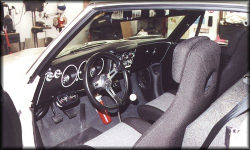 Corv-8 interior (driver's side view)