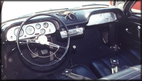 1964 Monza Spyder interior