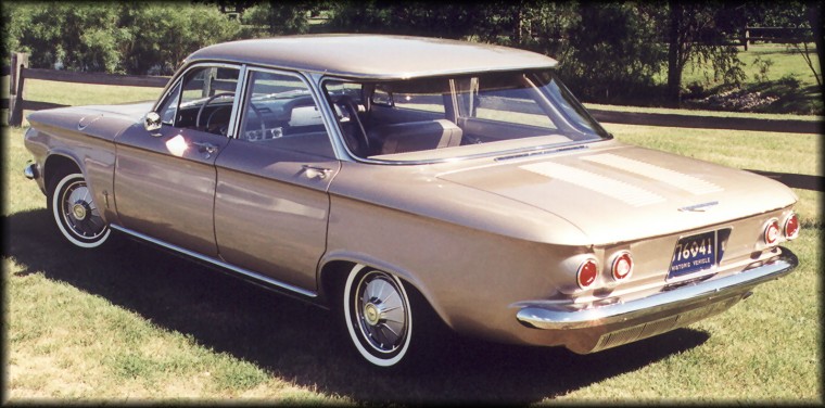 1961 Monza sedan (rear 3/4 view)