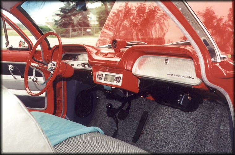 1960 Corvair 700 interior