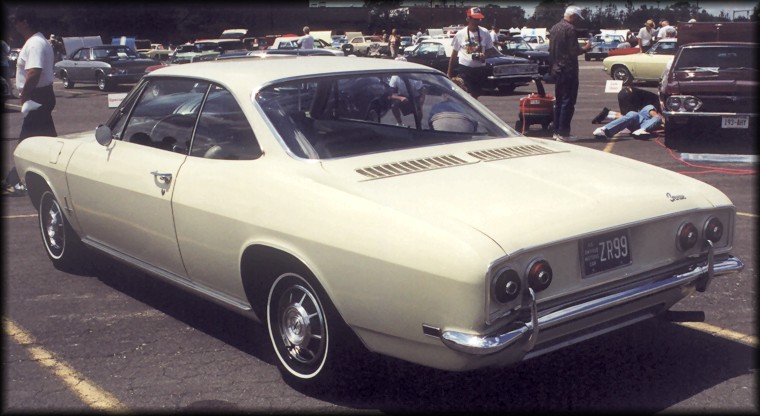 1968 Monza sport coupe (rear 3/4 view)