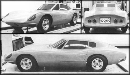 Corvair Monza GT production clay