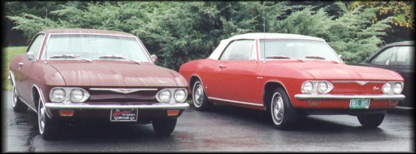 Pair of Corvair late models